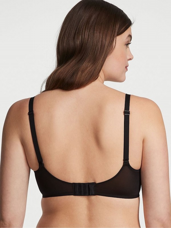 Black Victoria Secret AngeLightly Lined Full Cup Bras | LDFPW5746