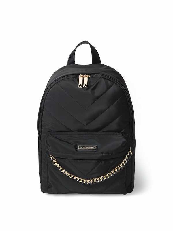 Black Victoria Secret Backpack Backpacks | TBHGK6597