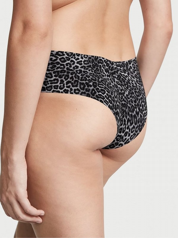 Black Victoria Secret Basic Animal Instincts Cheeky Underwear | FDJCX2180