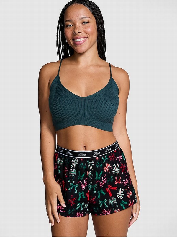 Black Victoria Secret Bow Nightwear | OREYB2397