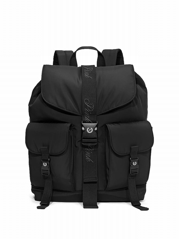 Black Victoria Secret Cargo Backpacks | ROEXI0396
