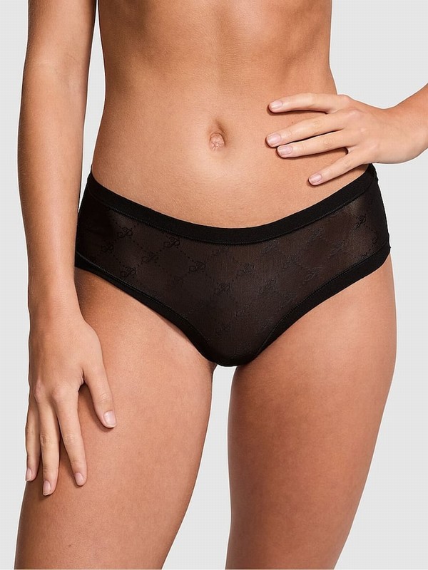 Black Victoria Secret Cheeky No Show Underwear | QDCFZ0746