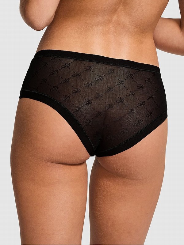 Black Victoria Secret Cheeky No Show Underwear | QDCFZ0746