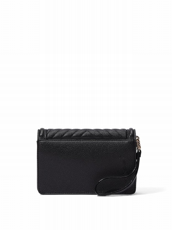 Black Victoria Secret Clutch Crossbody Bags | ZAMKG6809