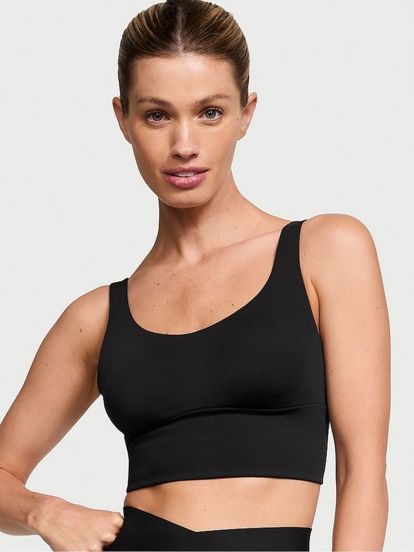 Black Victoria Secret Cross Back Mesh Bras | BEISN5812