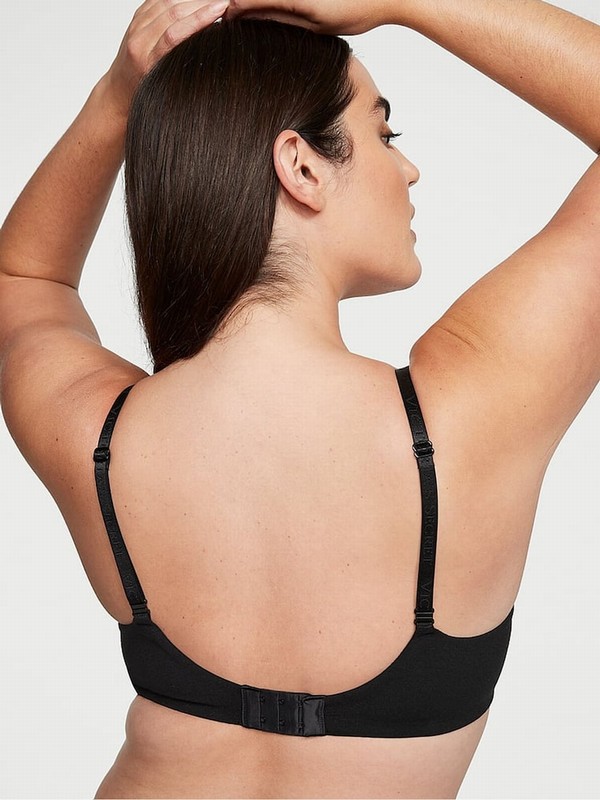 Black Victoria Secret Demi Lightly Lined Bras | WLEXO3725