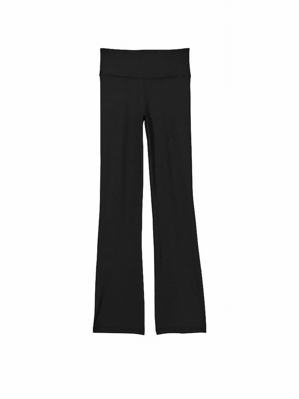 Black Victoria Secret Essential Flare Leggings | XJIVM4256