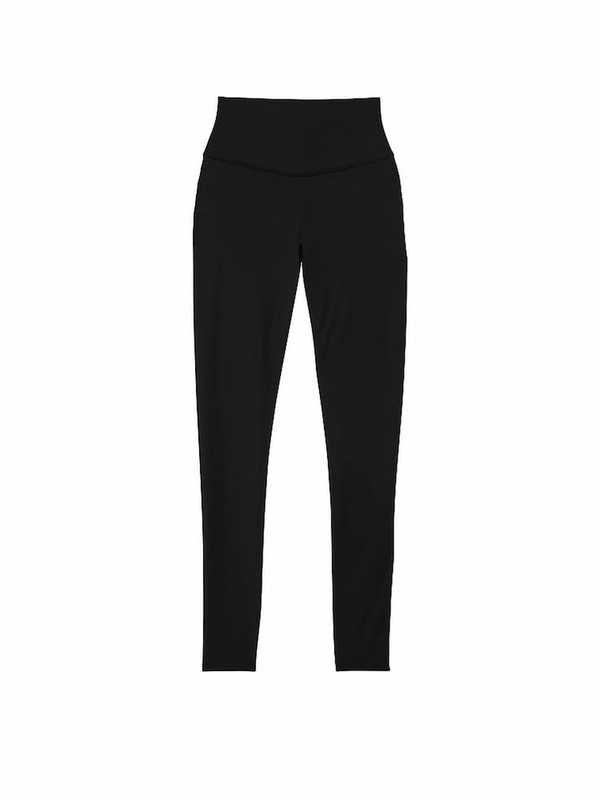 Black Victoria Secret Fashion Show \'24 Full Length VSX Elevate™ Leggings | OHJMA5836