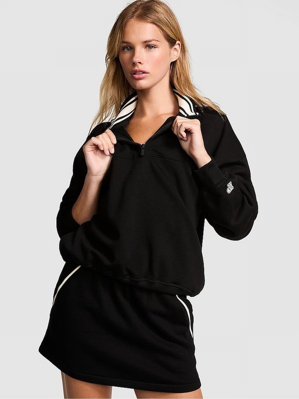 Black Victoria Secret Fleece Sweatshirts | MCTEL8049
