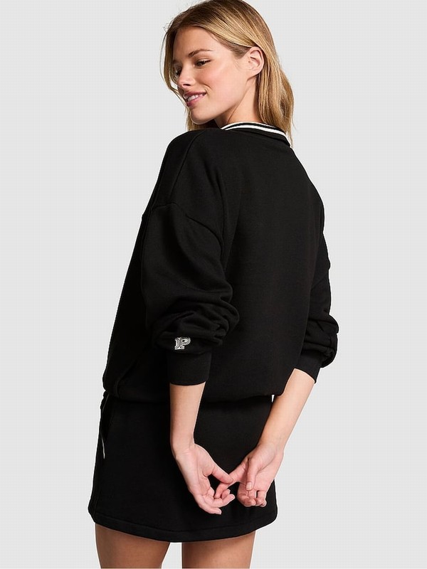 Black Victoria Secret Fleece Sweatshirts | MCTEL8049