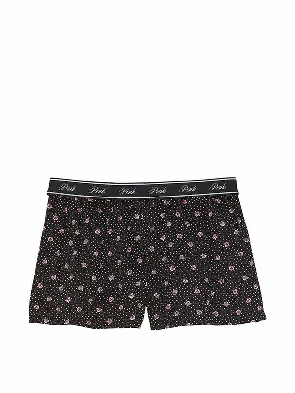 Black Victoria Secret Floral Nightwear | WQXSA0524