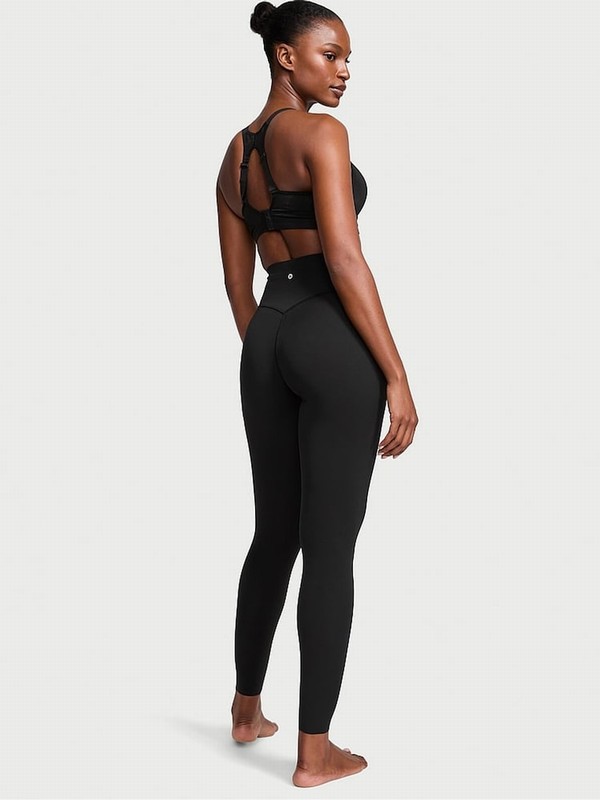 Black Victoria Secret Full Length VSX Elevate™ Leggings | QCMPS8032