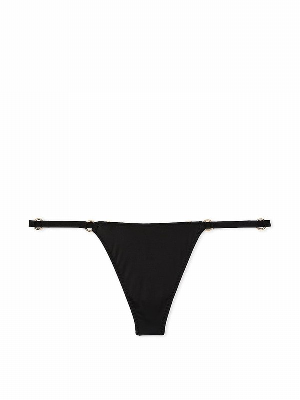 Black Victoria Secret G-String Underwear | CSFKR3516
