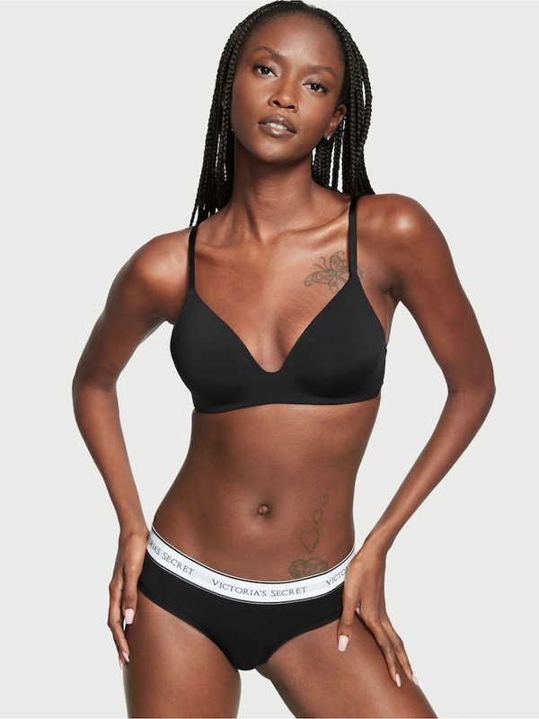 Black Victoria Secret Hipster Underwear | SLZER3760