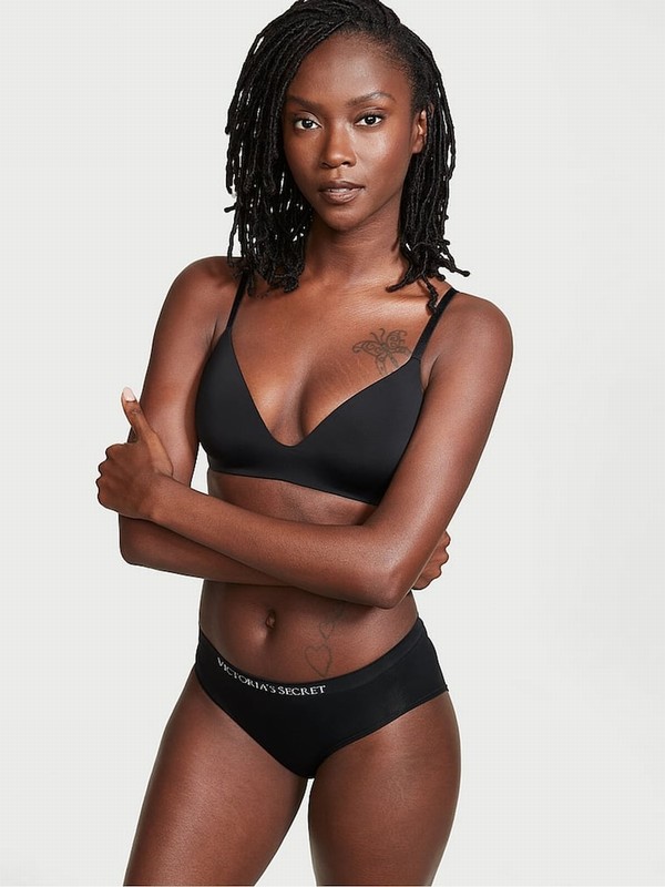 Black Victoria Secret Hipster Underwear | SJAYQ7396