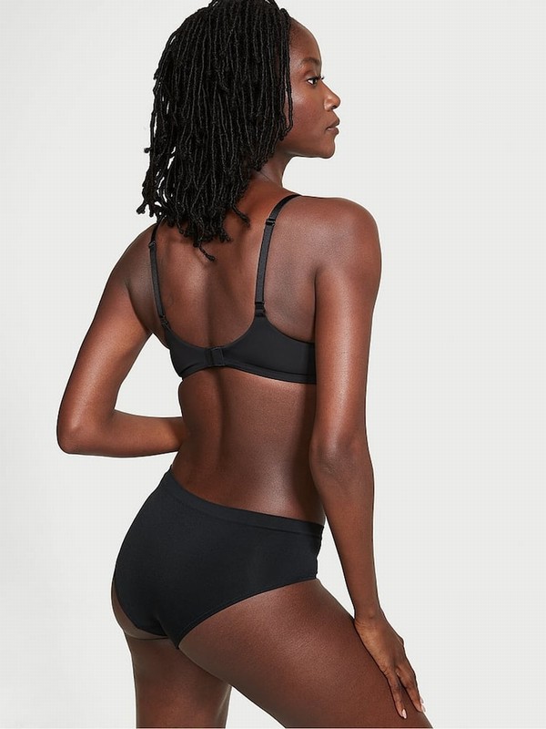 Black Victoria Secret Hipster Underwear | SJAYQ7396