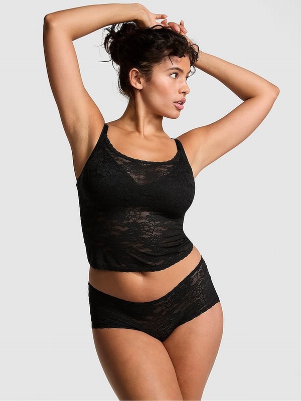 Black Victoria Secret Lace & Knicker Nightwear | IUFWV1482