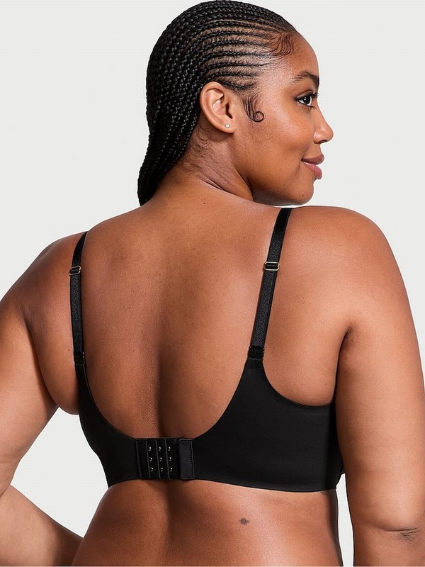 Black Victoria Secret Lightly Lined Demi Smooth Bras | TFOQA9860