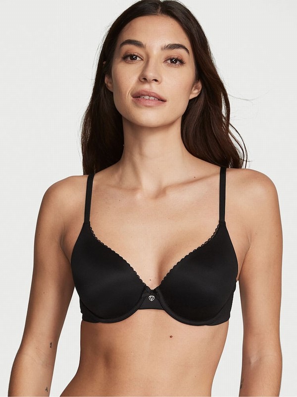 Black Victoria Secret Lightly Lined Full Cup Bras | RSACM7846