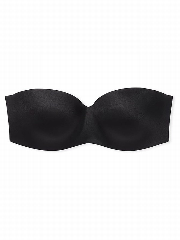 Black Victoria Secret Lightly Lined Strapless Multiway Bras | MZCJA0987