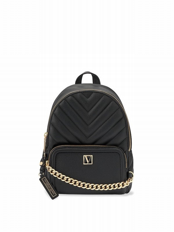 Black Victoria Secret Lily Backpacks | UGWNQ9104