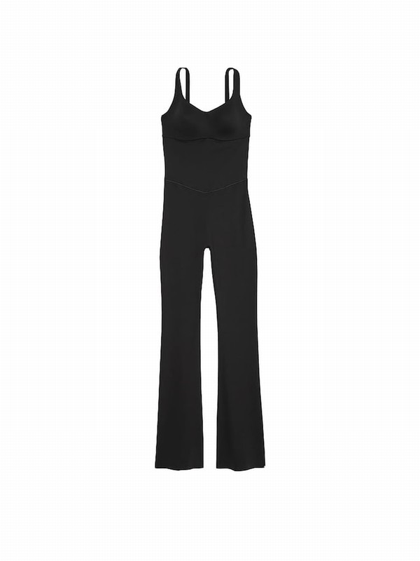 Black Victoria Secret Mesh Back Jumpsuit | YPQUH7569