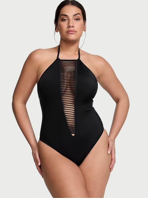 Black Victoria Secret Nero Archive Cheekysuit Swimsuits | AMXEJ7260