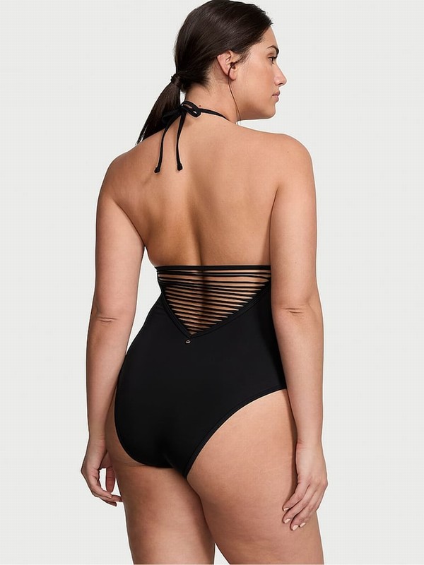 Black Victoria Secret Nero Archive Cheekysuit Swimsuits | AMXEJ7260