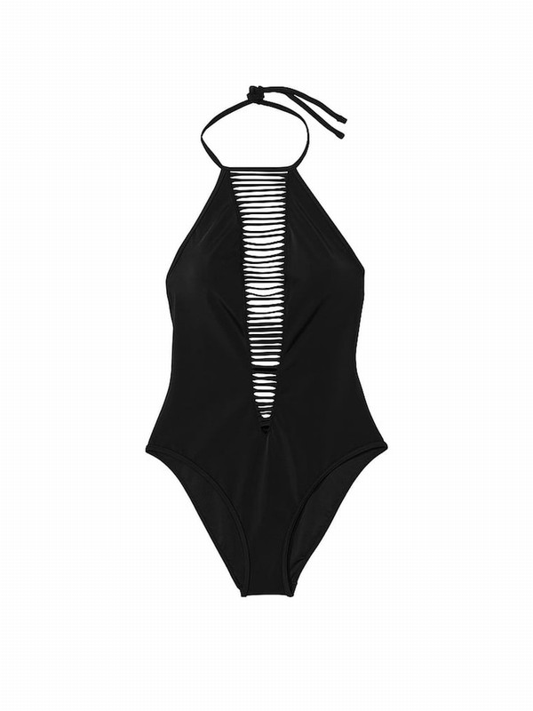 Black Victoria Secret Nero Archive Cheekysuit Swimsuits | AMXEJ7260