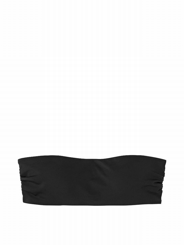 Black Victoria Secret Nero Bandeau Bikini Top | TOZKC4623