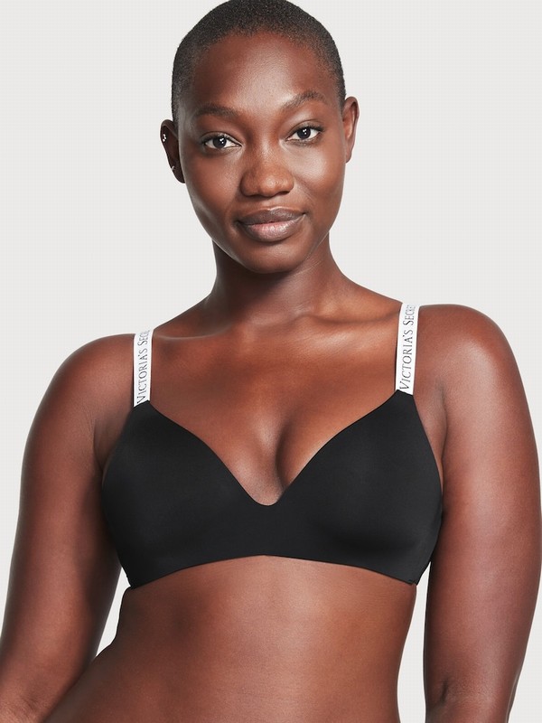 Black Victoria Secret Non WiLightly Lined Bras | ZYFWR6072