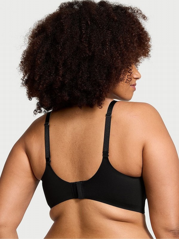Black Victoria Secret Non WiPush Up Smooth Bras | IQZKT1732