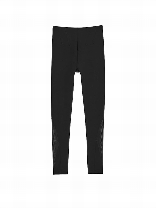 Black Victoria Secret Pure 7/8 Length VS Elevate Corset Leggings | VCDOM5276