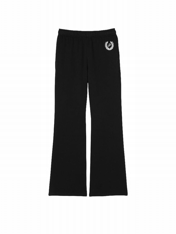 Black Victoria Secret Pure FlaJoggers Joggers | BZVEK1650