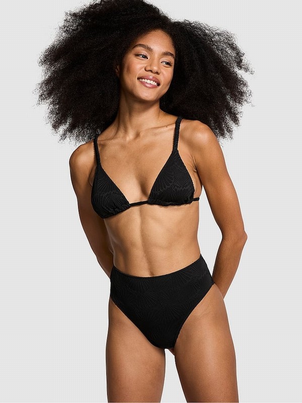 Black Victoria Secret Pure High Waisted Bikini Bottom | CIFPH3845
