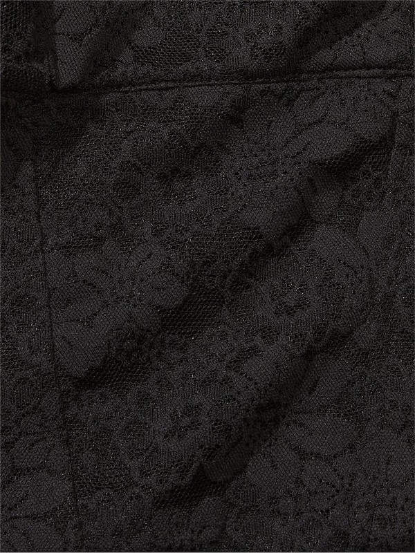 Black Victoria Secret Pure Lace Corset Lingerie | KEQJZ5302