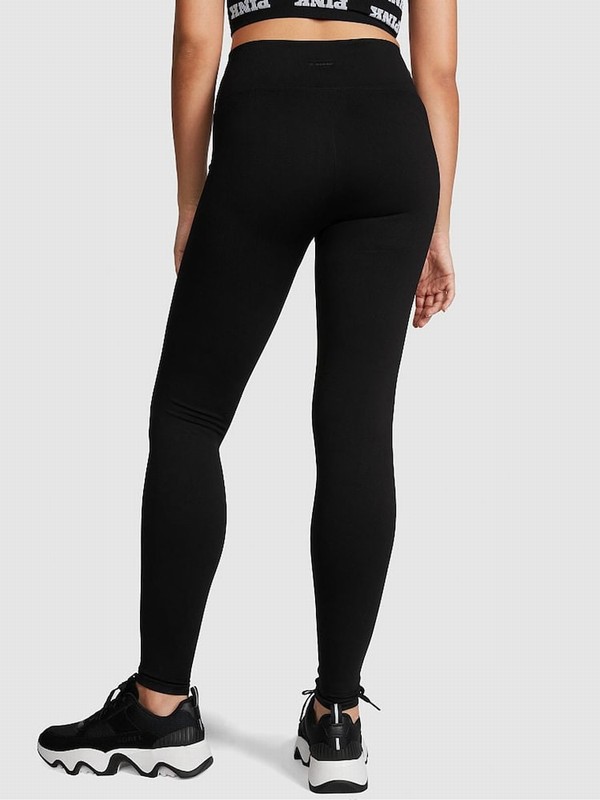Black Victoria Secret Pure Leggings | LRMEZ0823