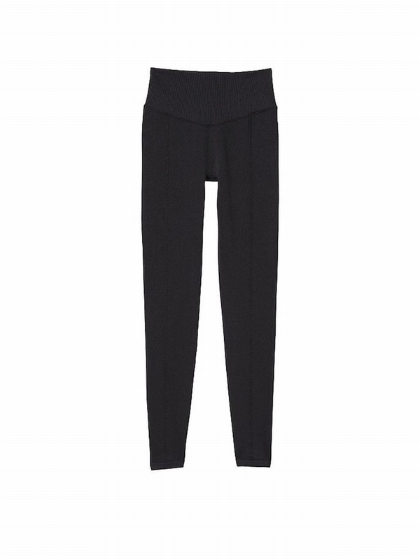 Black Victoria Secret Pure Leggings | LRMEZ0823