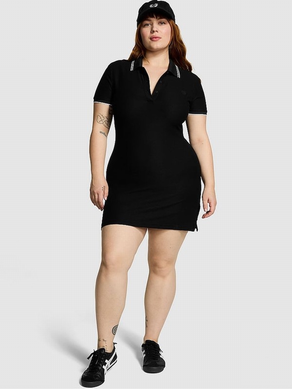 Black Victoria Secret Pure Polo Dress | JKQIW4103