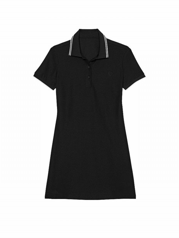 Black Victoria Secret Pure Polo Dress | JKQIW4103