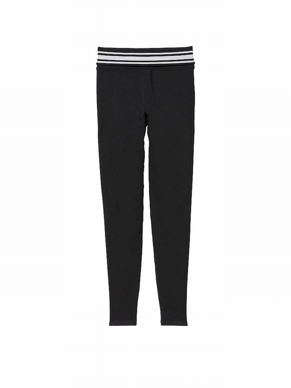 Black Victoria Secret Pure Seamless Leggings | CRXEW6345