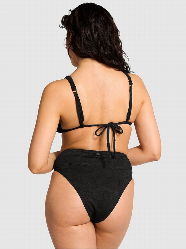 Black Victoria Secret Pure Triangle Bikini Top | HPZIT4093