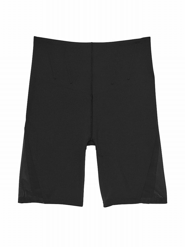 Black Victoria Secret Pure VS Elevate Corset 3 Cycling Shorts | PTWLX5894