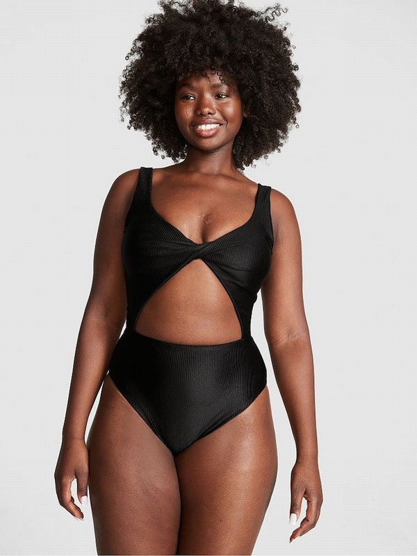Black Victoria Secret Puresuit Swimsuits | WQTVP8014