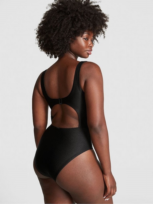 Black Victoria Secret Puresuit Swimsuits | WQTVP8014