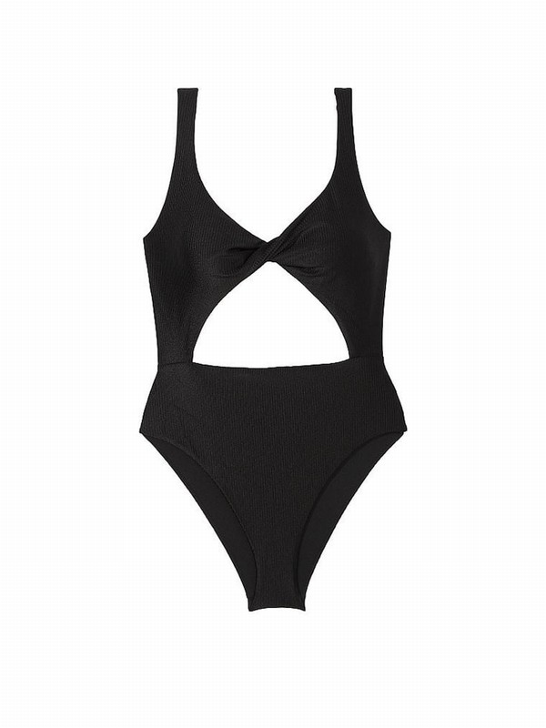 Black Victoria Secret Puresuit Swimsuits | WQTVP8014