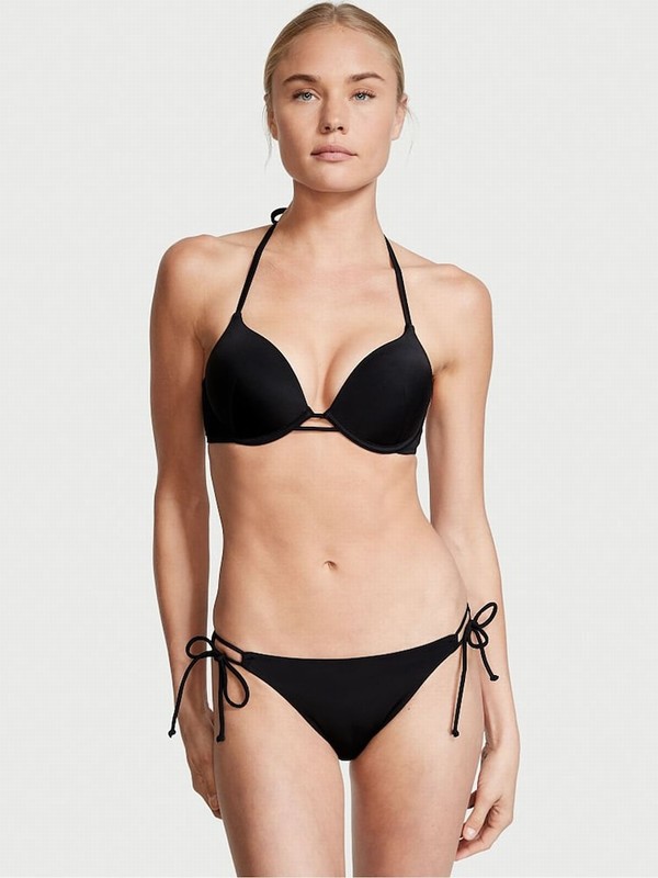 Black Victoria Secret Push Up Bikini Top | RZUJA8073