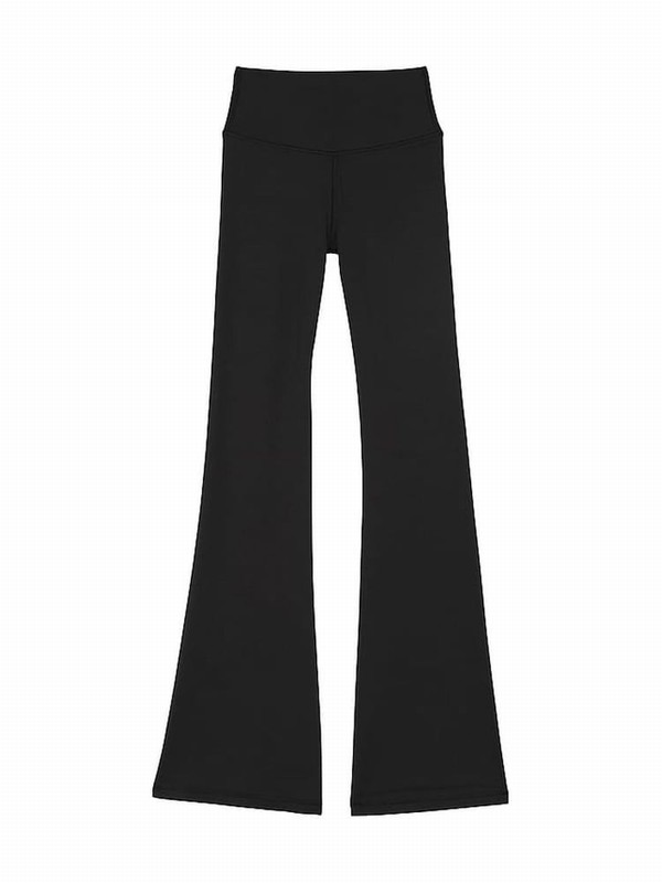 Black Victoria Secret Relay Compression FlaLeggings Leggings | WFQTN7259