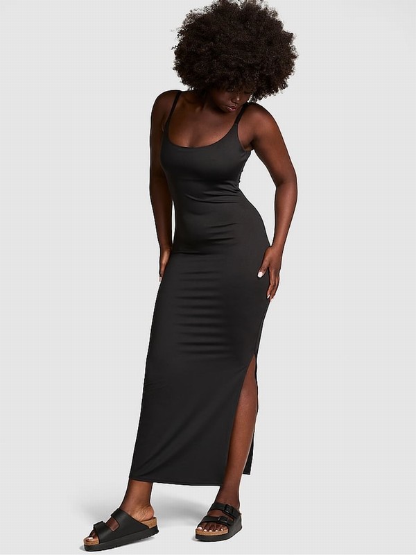Black Victoria Secret Relay Maxi Dress | XLFWS1283
