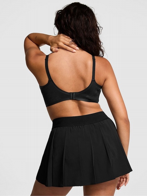 Black Victoria Secret Relay Scoop Sports Bra | BINGK5368